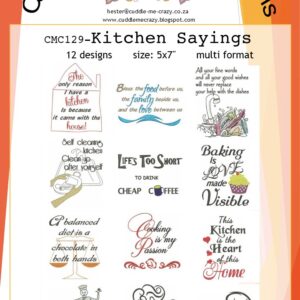 KITCHEN SAYINGS