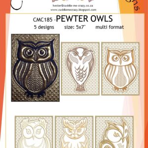 PEWTER OWLS