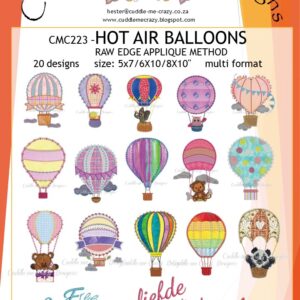 HOT AIR BALLOONS  - applique