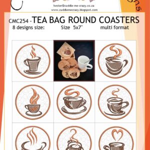 TEABAG ROUND COASTERS