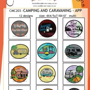 CAMPING AND CARAVANING - applique