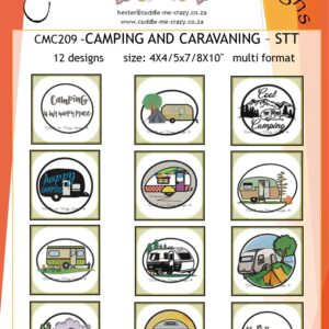 CAMPING  AND CARAVANING - stitched