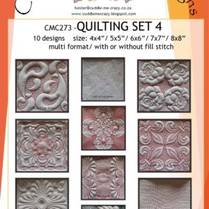 QUILTING SET 4 with/without backfill